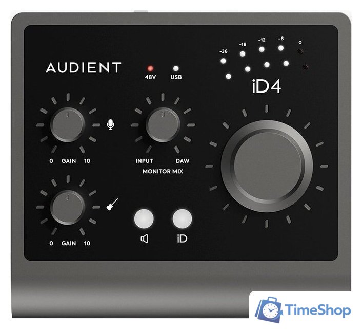Аудиоинтерфейс Audient iD4 MKII - Изображение №1 — Интернет-магазин Time-Shop