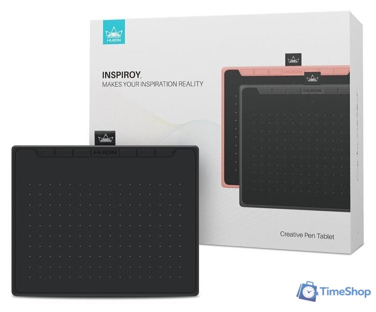 Графический планшет Huion Inspiroy RTS-300 (розовый) - Изображение №9 — Интернет-магазин Time-Shop