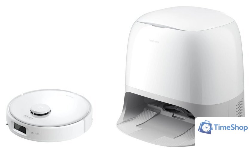 Робот-пылесос Roborock Qrevo Curv 5A1 QRCS0200 (с английской озвучкой, белый) - Изображение №6 — Интернет-магазин Time-Shop