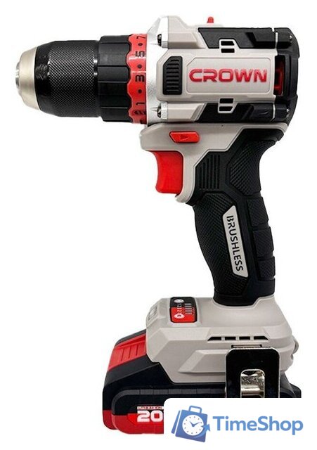 Дрель-шуруповерт Crown CT21128HMX-2 BMC (с 2-мя АКБ, кейс) - Изображение №3 — Интернет-магазин Time-Shop