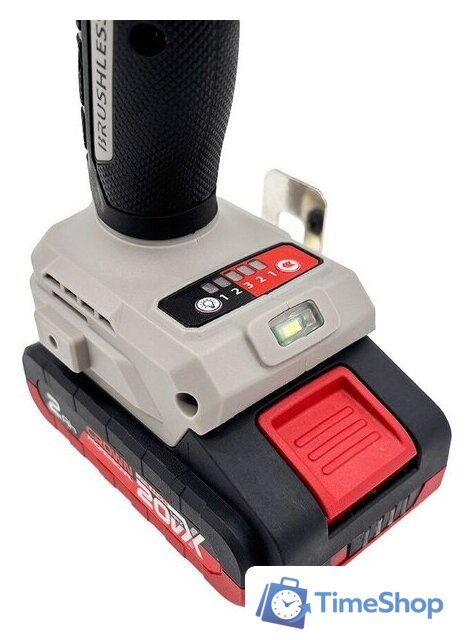 Дрель-шуруповерт Crown CT21128HMX-2 BMC (с 2-мя АКБ, кейс) - Изображение №6 — Интернет-магазин Time-Shop