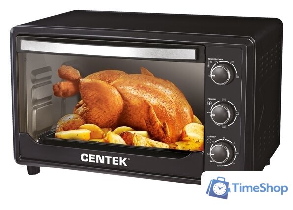 Мини-печь CENTEK CT-1538-50 (черный) - Изображение №1 — Интернет-магазин Time-Shop