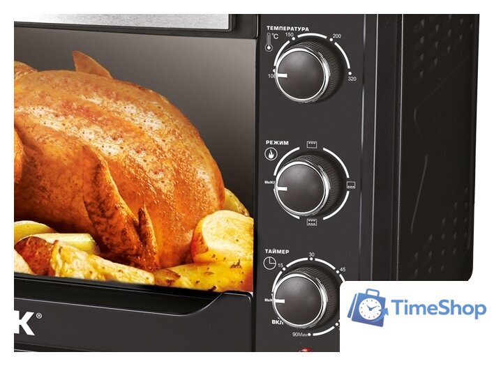 Мини-печь CENTEK CT-1538-50 (черный) - Изображение №2 — Интернет-магазин Time-Shop