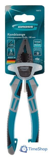 Плоскогубцы GROSS 16973 - Изображение №1 — Интернет-магазин Time-Shop
