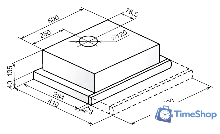 Кухонная вытяжка Faber Flox BK A60 [110.0436.366] - Изображение №2 — Интернет-магазин Time-Shop