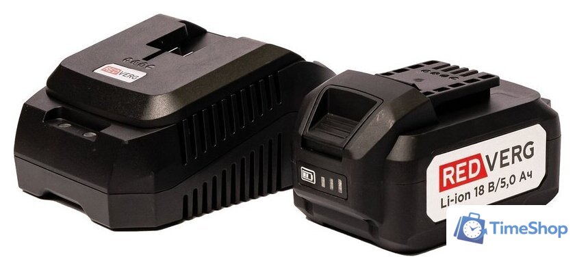Ударная дрель-шуруповерт RedVerg RD-IS18BLM/U (с 1-им АКБ, кейс) - Изображение №12 — Интернет-магазин Time-Shop