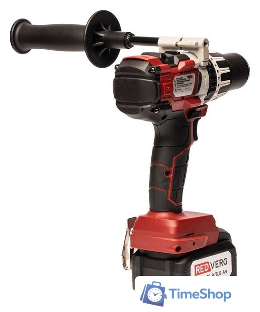 Ударная дрель-шуруповерт RedVerg RD-IS18BLM/U (с 1-им АКБ, кейс) - Изображение №4 — Интернет-магазин Time-Shop