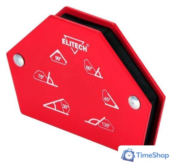 Угольник магнитный ELITECH 0606.017800 - Изображение №1 — Интернет-магазин Time-Shop