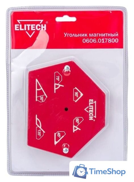 Угольник магнитный ELITECH 0606.017800 - Изображение №4 — Интернет-магазин Time-Shop