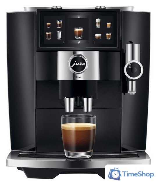 Кофемашина JURA J8 Twin Diamond Black EA 15561 - Изображение №1 — Интернет-магазин Time-Shop
