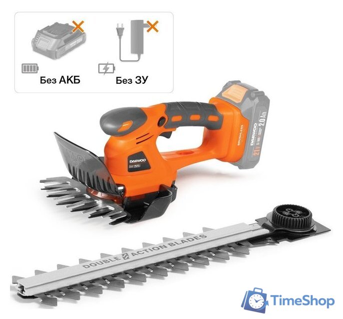 Кусторез + ножницы Daewoo Power DAHT 2521Li (без АКБ) - Изображение №1 — Интернет-магазин Time-Shop