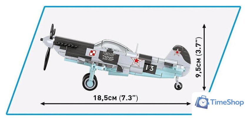 Конструктор Cobi Historical Collection WWII Yakovlev Yak - 1B - Изображение №9 — Интернет-магазин Time-Shop