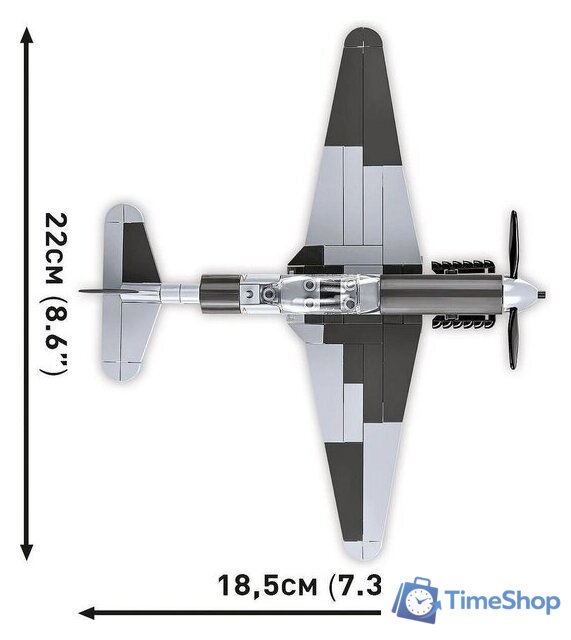 Конструктор Cobi Historical Collection WWII Yakovlev Yak - 1B - Изображение №8 — Интернет-магазин Time-Shop