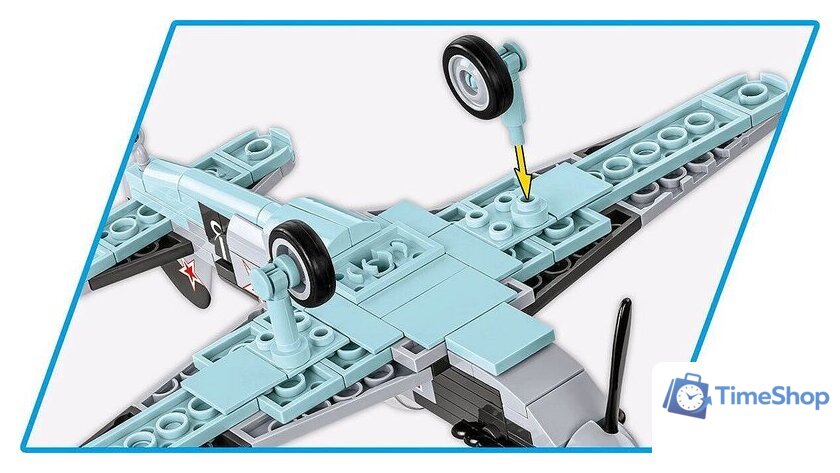 Конструктор Cobi Historical Collection WWII Yakovlev Yak - 1B - Изображение №6 — Интернет-магазин Time-Shop