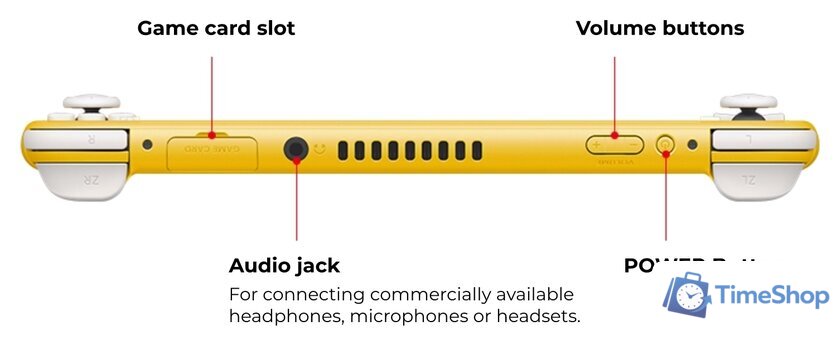 Игровая приставка Nintendo Switch Lite (желтый) - Изображение №7 — Интернет-магазин Time-Shop