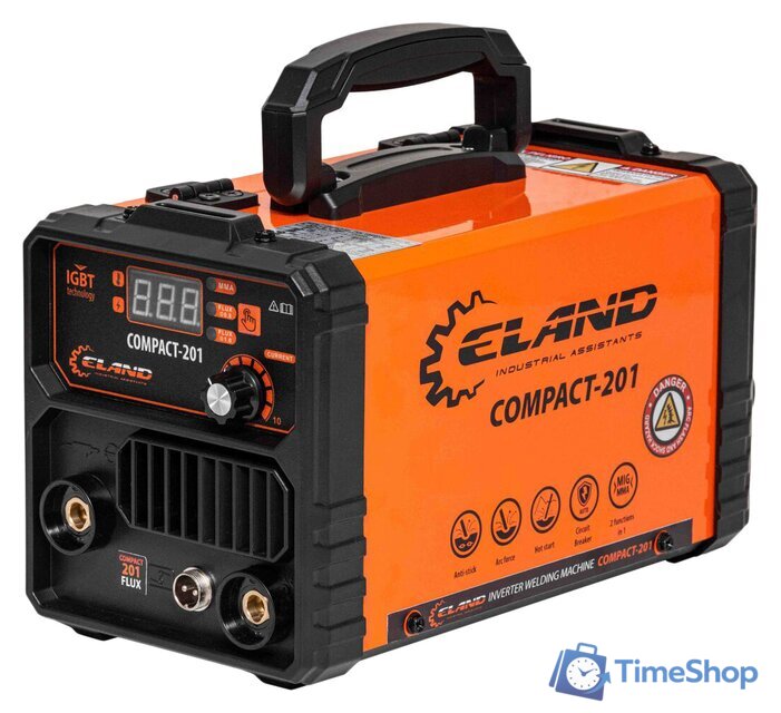Сварочный инвертор ELAND COMPACT-201 - Изображение №1 — Интернет-магазин Time-Shop