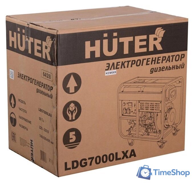 Дизельный генератор Huter LDG 7000LXА - Изображение №9 — Интернет-магазин Time-Shop