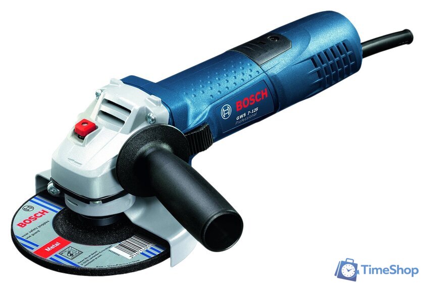 Угловая шлифмашина Bosch GWS 7-125 Professional [0601388108] - Изображение №1 — Интернет-магазин Time-Shop