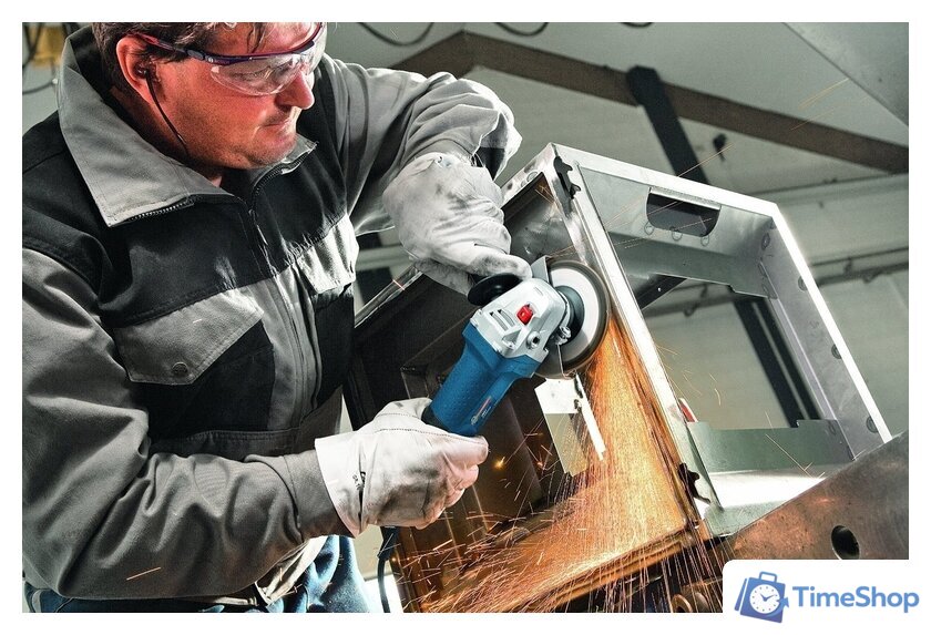 Угловая шлифмашина Bosch GWS 7-125 Professional [0601388108] - Изображение №3 — Интернет-магазин Time-Shop