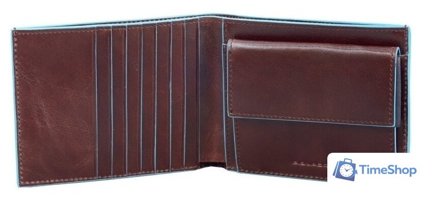 Кошелек Piquadro Blue Square PU1239B2R/MO - Изображение №2 — Интернет-магазин Time-Shop