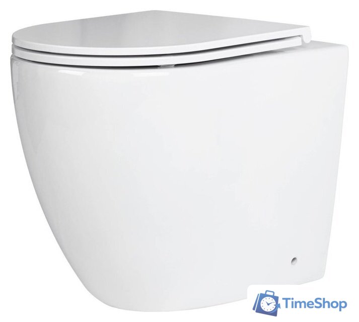 Унитаз подвесной Roxen Antares в комплекте с инсталляцией StounFix Dual Fresh 6 в 1 501057 (кнопка: белый глянец) - Изображение №4 — Интернет-магазин Time-Shop