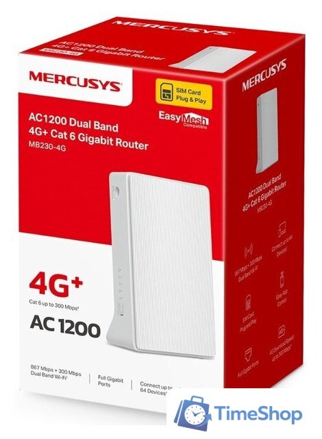 4G Wi-Fi роутер Mercusys MB230-4G - Изображение №10 — Интернет-магазин Time-Shop