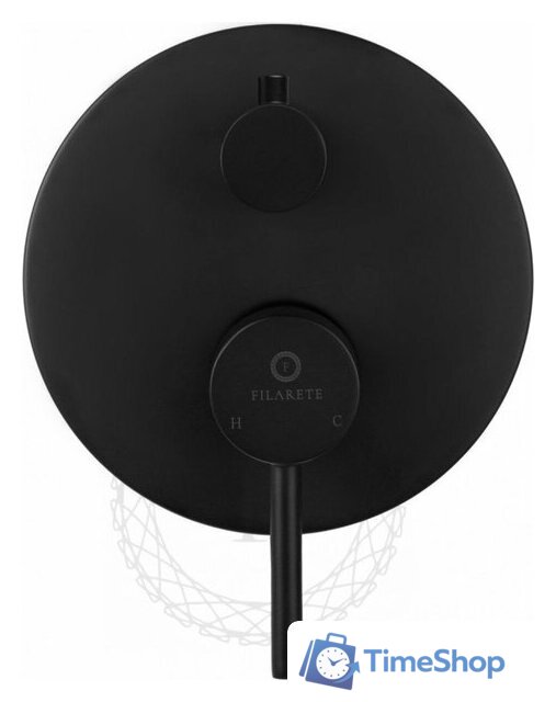 Душевая система  Filarete Roun FL1020 (черный матовый) - Изображение №5 — Интернет-магазин Time-Shop