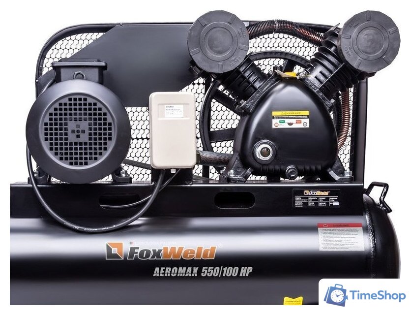 Компрессор FoxWeld Aeromax 550/100 HP 7069 - Изображение №5 — Интернет-магазин Time-Shop