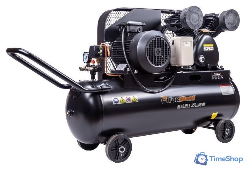 Компрессор FoxWeld Aeromax 550/100 HP 7069 - Изображение №4 — Интернет-магазин Time-Shop