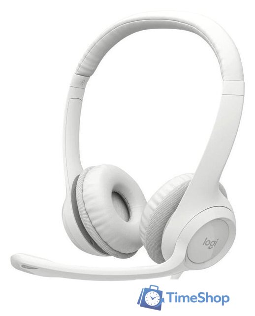 Офисная гарнитура Logitech H390 (белый) - Изображение №1 — Интернет-магазин Time-Shop