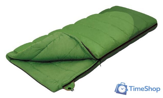 Спальный мешок AlexikA Siberia (правая молния, зеленый) - Изображение №1 — Интернет-магазин Time-Shop
