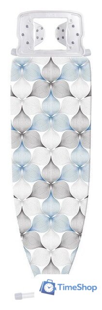 Гладильная доска Nika Тефлон НТ10+/ЦБ (графичные цветы на белом) - Изображение №2 — Интернет-магазин Time-Shop