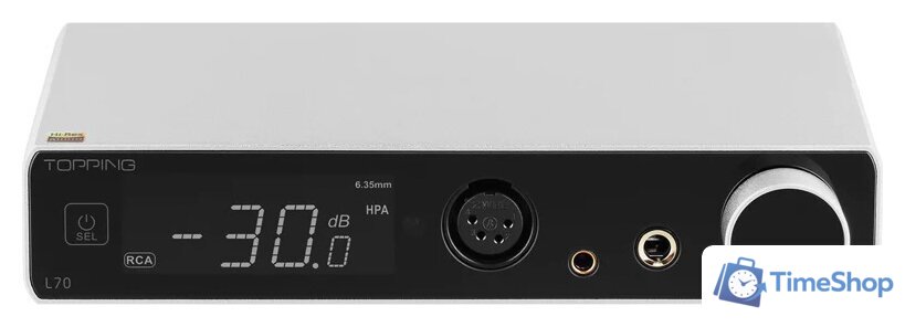 Настольный усилитель Topping L70 (серебристый) - Изображение №1 — Интернет-магазин Time-Shop