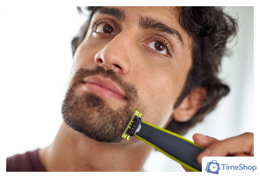 Триммер для бороды и усов Philips OneBlade QP2530/20 - Изображение №11 — Интернет-магазин Time-Shop