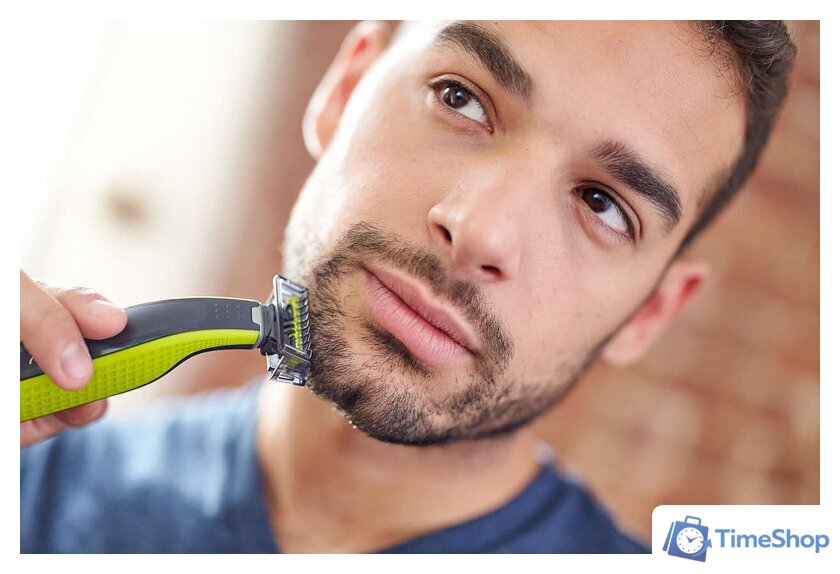 Триммер для бороды и усов Philips OneBlade QP2530/20 - Изображение №12 — Интернет-магазин Time-Shop