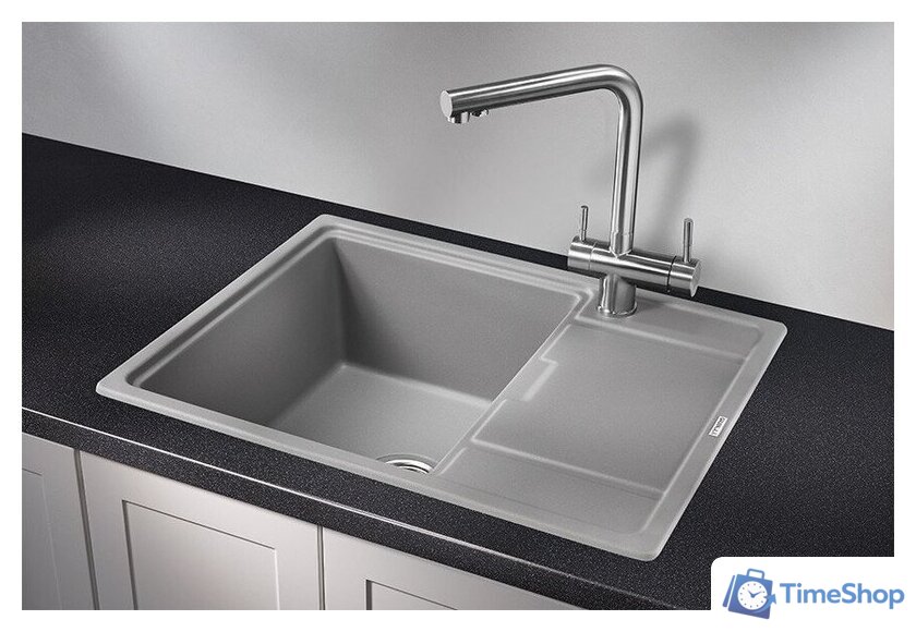 Кухонная мойка Granula GR-6503 (алюминиум) - Изображение №2 — Интернет-магазин Time-Shop