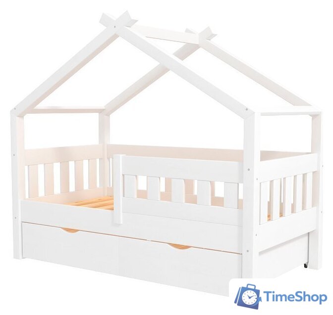 Кровать-тахта ФанДОК 80x160 Ф-141.22 (белый/с ложе) - Изображение №2 — Интернет-магазин Time-Shop