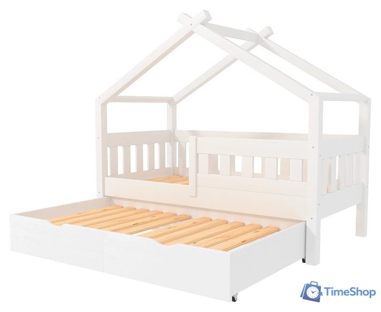 Кровать-тахта ФанДОК 80x160 Ф-141.22 (белый/с ложе) - Изображение №6 — Интернет-магазин Time-Shop