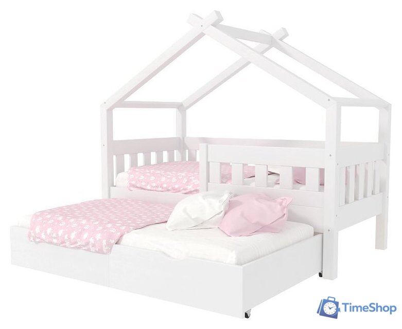 Кровать-тахта ФанДОК 80x160 Ф-141.22 (белый/с ложе) - Изображение №1 — Интернет-магазин Time-Shop