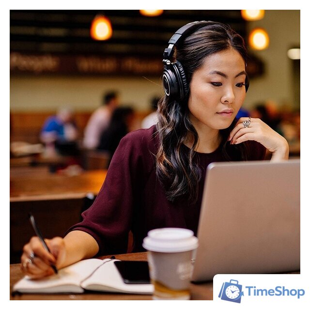 Наушники Audio-Technica ATH-M50xBT (черный) - Изображение №7 — Интернет-магазин Time-Shop