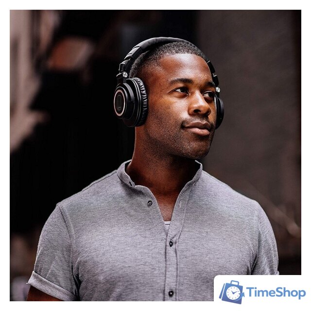 Наушники Audio-Technica ATH-M50xBT (черный) - Изображение №15 — Интернет-магазин Time-Shop