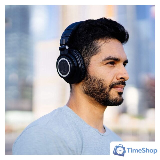 Наушники Audio-Technica ATH-M50xBT (черный) - Изображение №17 — Интернет-магазин Time-Shop