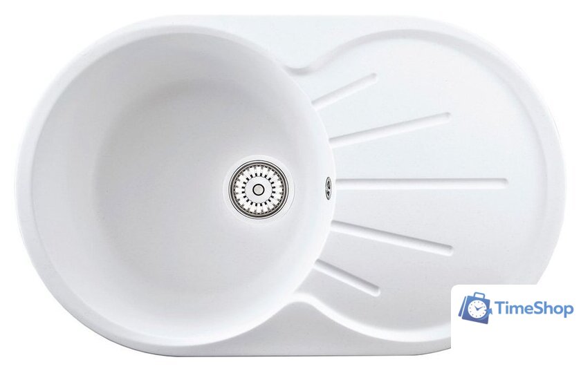 Кухонная мойка Berge BR-7501 (белый матовый) - Изображение №1 — Интернет-магазин Time-Shop