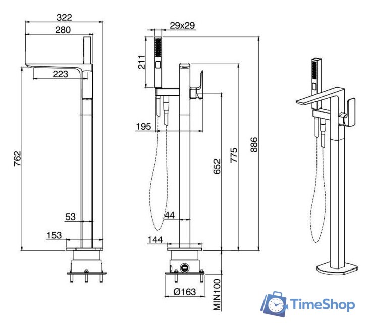 Смеситель Allen Brau Infinity 5.21009-00 - Изображение №11 — Интернет-магазин Time-Shop
