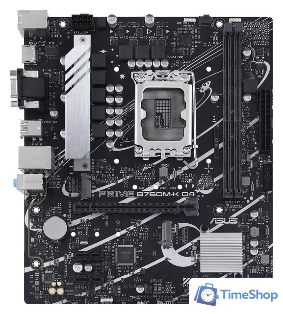 Материнская плата ASUS Prime B760M-K D4 - Изображение №1 — Интернет-магазин Time-Shop