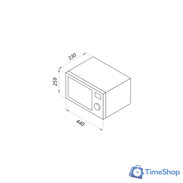 Микроволновая печь MAUNFELD MFSMO.20.7SGB - Изображение №6 — Интернет-магазин Time-Shop