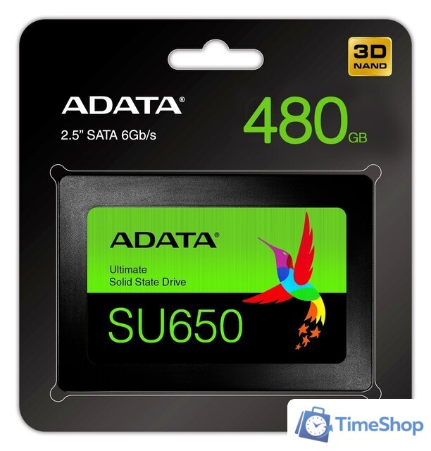 SSD ADATA Ultimate SU650 480GB ASU650SS-480GT-R - Изображение №5 — Интернет-магазин Time-Shop