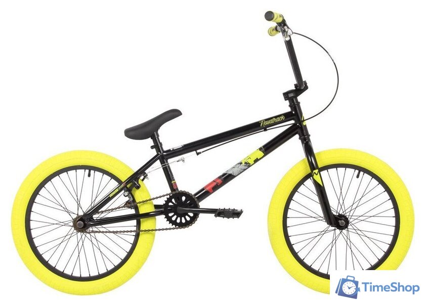 Велосипед Novatrack Wolf 2024 20BMX.WOLF.BK4 (черный) - Изображение №1 — Интернет-магазин Time-Shop