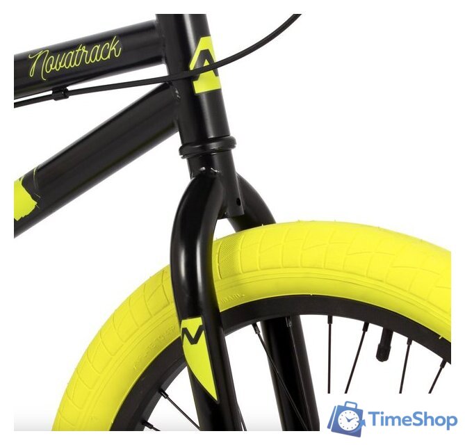 Велосипед Novatrack Wolf 2024 20BMX.WOLF.BK4 (черный) - Изображение №6 — Интернет-магазин Time-Shop
