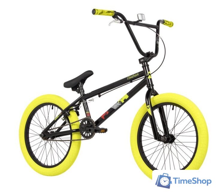 Велосипед Novatrack Wolf 2024 20BMX.WOLF.BK4 (черный) - Изображение №3 — Интернет-магазин Time-Shop